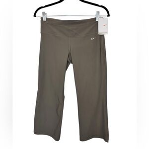 Nike Low Rise Cropped Pants Tan